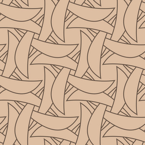 用于 web纺织品和墙纸的米色和褐色几何无缝图案