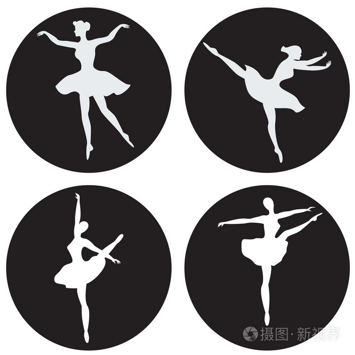 舞蹈芭蕾舞剪影