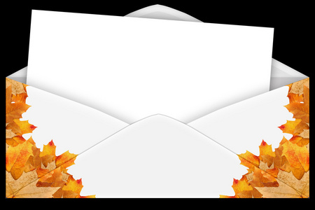 秋天的信图片