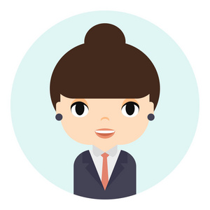 卡通头像女图片