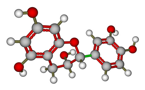 表儿茶素分子模型图片