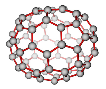 富勒烯 c70 分子的结构