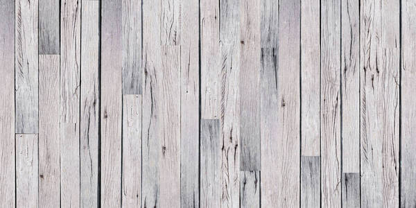 白色木板实木复合地板的顶部视图。关闭老式地板木材。横幅大小