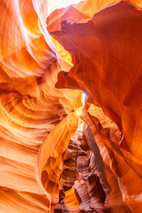 上羚羊峡谷在纳瓦霍保留附近页, 亚利桑那州, 美国