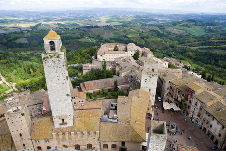 圣季米尼亚诺 托斯卡纳 意大利的中世纪城市