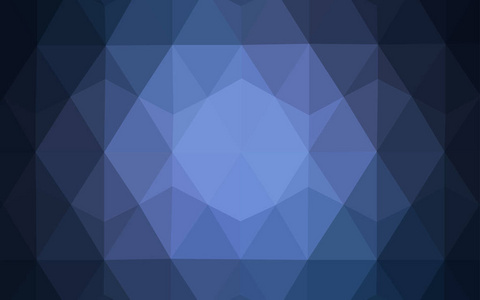 浅蓝色矢量闪亮三角形背景。有三角形的半色调风格的创意插图。一个全新的设计为您的传单