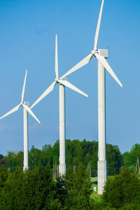 拉脱维亚夏季风力发电场