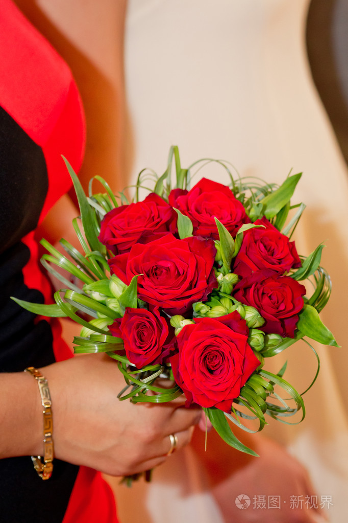 婚礼花束红玫瑰