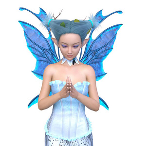 仙女的 Fairy3d Cg 渲染