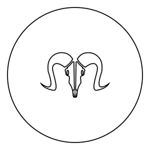 山羊头骨图片-山羊头骨素材-山羊头骨插画-摄图新视界