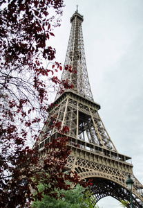 巴黎法国塔春天旅行