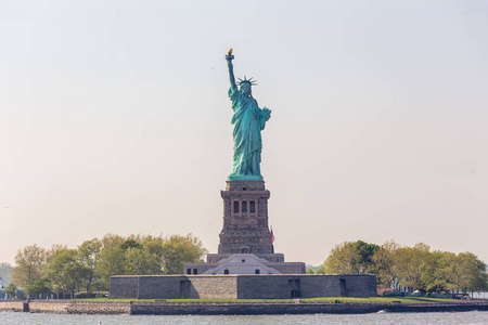 自由，纽约，美国的雕像