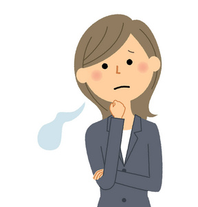 女商人, 叹息这是一个女商人叹息的例证照片