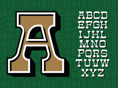 英语字母表与动物.在白色背景下被隔离的卡通人物.平面设计.