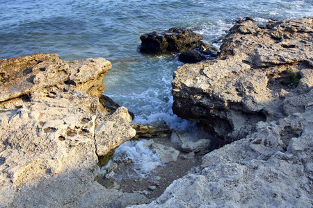 岩石石海岸