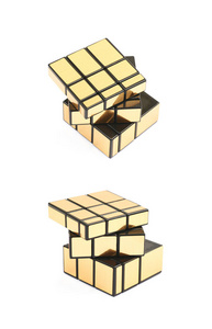 孤立的拼图立方体的变化