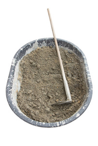 托盘混合水泥在白底施工中的应用