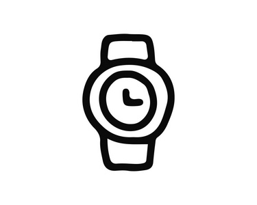 手表手绘图标, 为 web 和应用程序设计