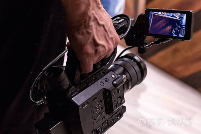 摄影师拍摄的相机