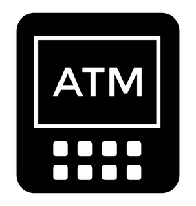 无线银行业务网点, atm 机图标