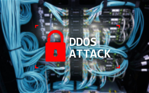 Ddos 攻击, 网络保护。检测。互联网和技术概念。Ddos 攻击, 网络保护。检测。互联网与技术理念