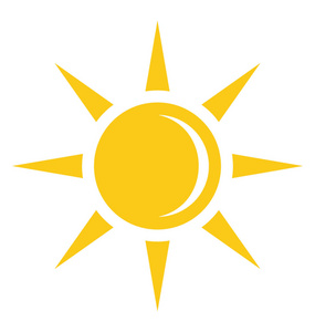 用光线描绘太阳的光芒图片