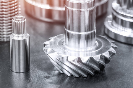 多种类型的金属细节工业设计背景, 工业工程理念照片