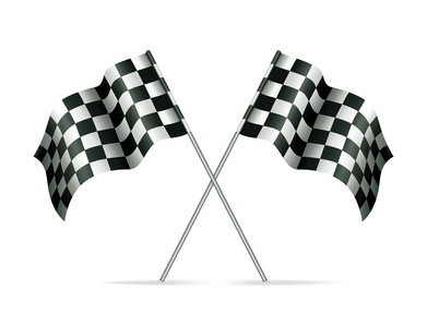 赛车的标志,矢量照片