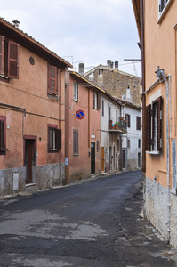 小巷。nepi。拉齐奥。意大利