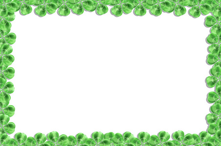 绿色立体矢量框架