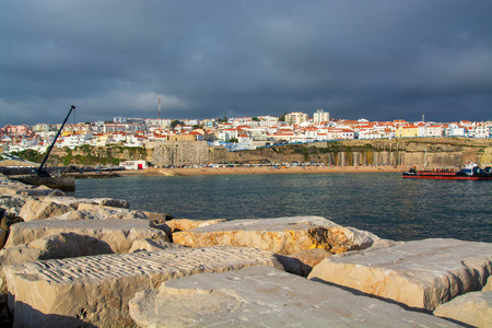 Ericeira 村的看法。Ericeira, 葡萄牙