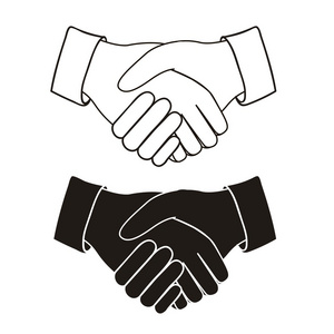 qq握手素材图片