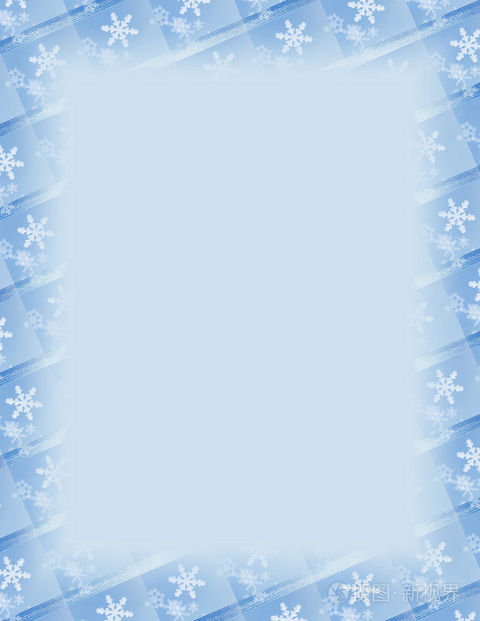 雪平铺边框接管蓝色