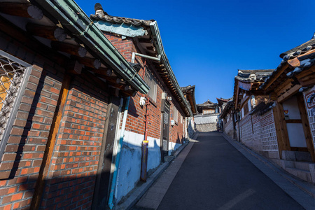 韩国首尔传统风格建筑图片