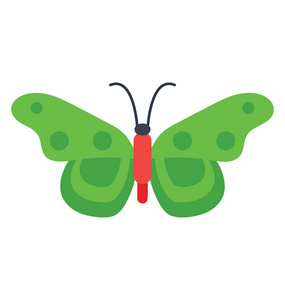 蝴蝶设计与点图案, 这是波尔卡点蝴蝶图标