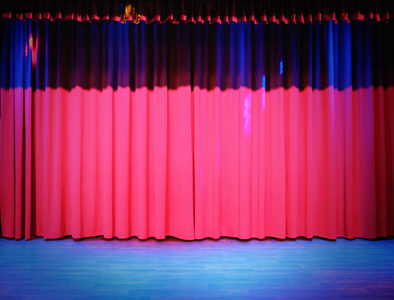 窗帘或窗帘红色抽象剧场背景