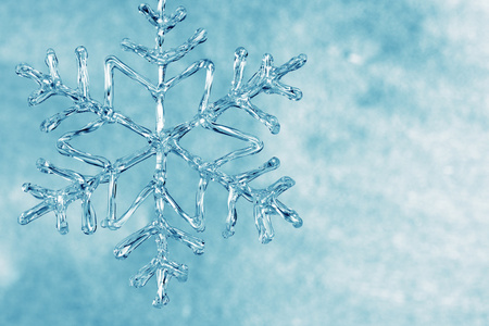 玻璃雪花照片