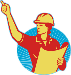 工程师,工人和建筑师概念测量用经纬仪工具设备在施工现场验船师工程