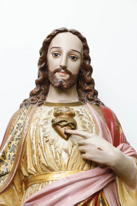 象征耶稣基督圣心的雕像天主教符号