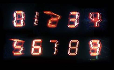 长此以往模糊数字数照片