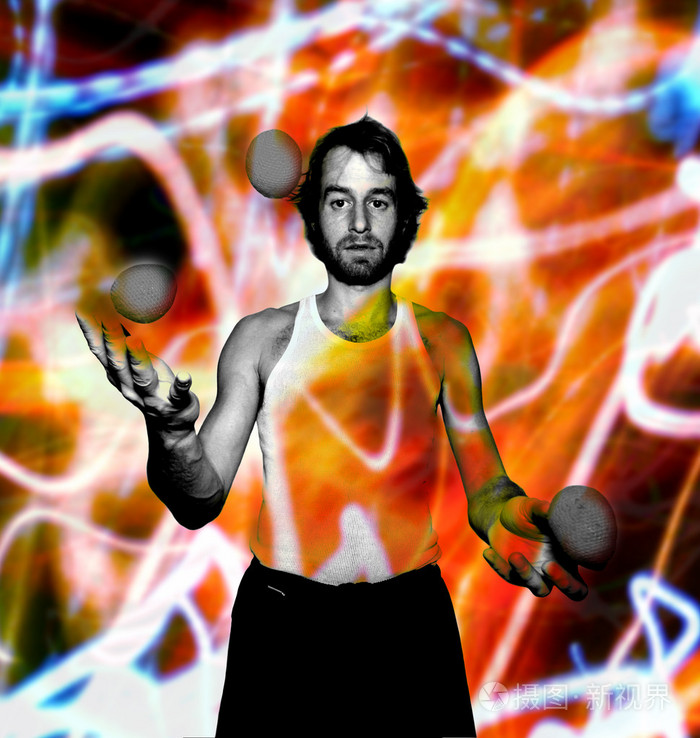 玩杂耍的人照片-正版商用图片055nmx-摄图新视界