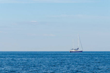 Odesa 海白色游艇海景