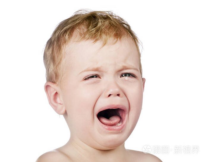 哭泣的小男孩