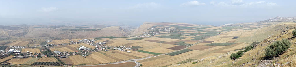 从以色列加利利的 Hitim 山看