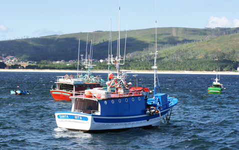 Boats in the port of Moaa