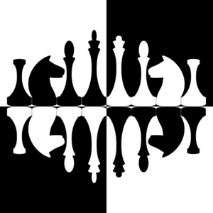 西洋棋棋子棋素描国际象棋棋子.