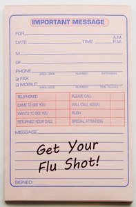 获取您的流感疫苗重要消息