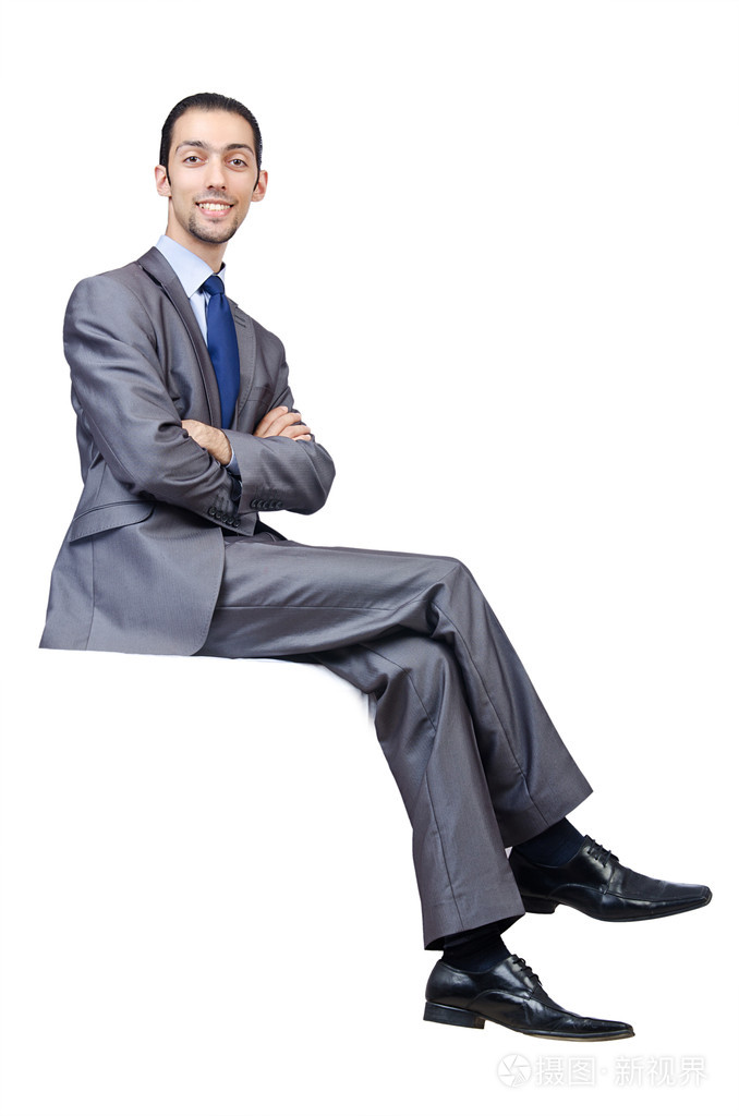 虚拟的椅子上坐的人