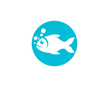 鱼标志模板创意矢量图标符号
