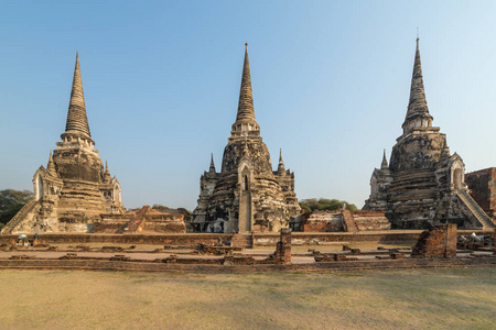 大城府历史公园，扫管笏 Phra Sanphet 寺